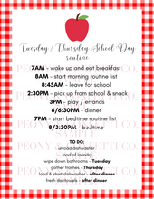 Load image into Gallery viewer, Personalizable PRINTABLE Daily Schedule
