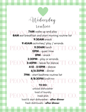 Load image into Gallery viewer, Personalizable PRINTABLE Daily Schedule
