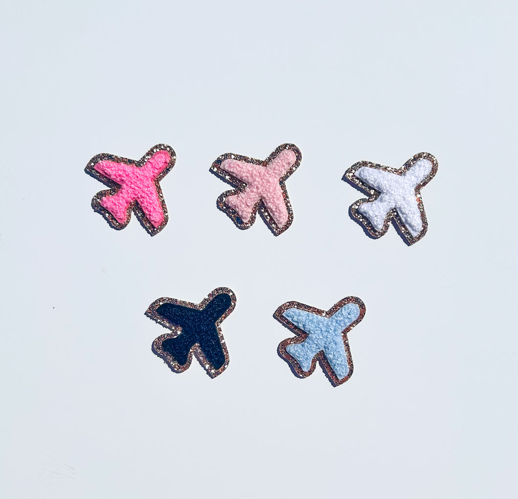 Airplane Glitter Patch