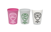 Load image into Gallery viewer, Personalized &#39;Troop Grand Hotel&#39; Cups 16oz Plastic Stadium Cups
