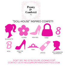 Load image into Gallery viewer, Personalizable &quot;Barbie Inspired&quot; Confetti (100 pieces)
