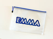 Load image into Gallery viewer, “Frozen Inspired” Personalized Waterproof Pouch
