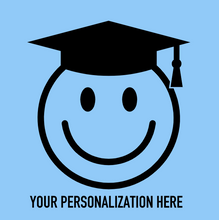 Load image into Gallery viewer, Personalizable Graduation Cap Smiley Face Cups
