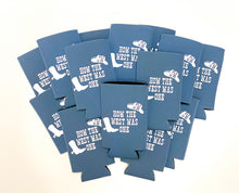 Load image into Gallery viewer, Personalized How the West Was One Skinny Neoprene Koozies
