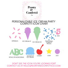 Load image into Gallery viewer, Ice Cream Party Confetti (100 Pieces)
