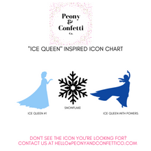 Load image into Gallery viewer, Personalized &#39;Frozen Inspired&#39; Theme Cups 16oz Plastic Stadium Cups
