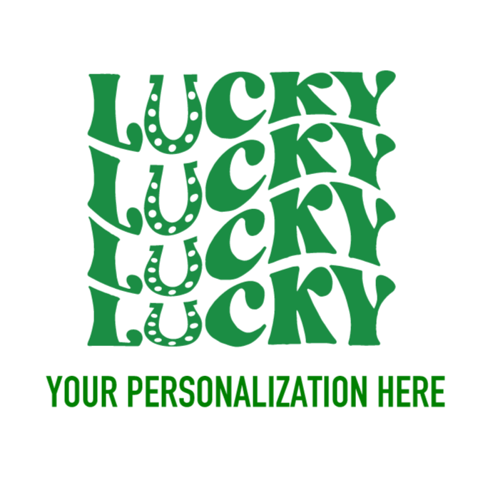 Personalizable LUCKY Cups