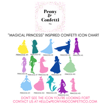 Load image into Gallery viewer, Personalizable &quot;Disney Princess Inspired&quot; Confetti (100 pieces)
