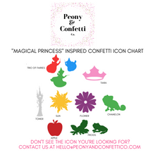 Load image into Gallery viewer, Personalizable &quot;Disney Princess Inspired&quot; Confetti (100 pieces)
