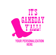 Load image into Gallery viewer, Personalizable &quot;It&#39;s Gameday Y&#39;all&quot; Neoprene Koozies
