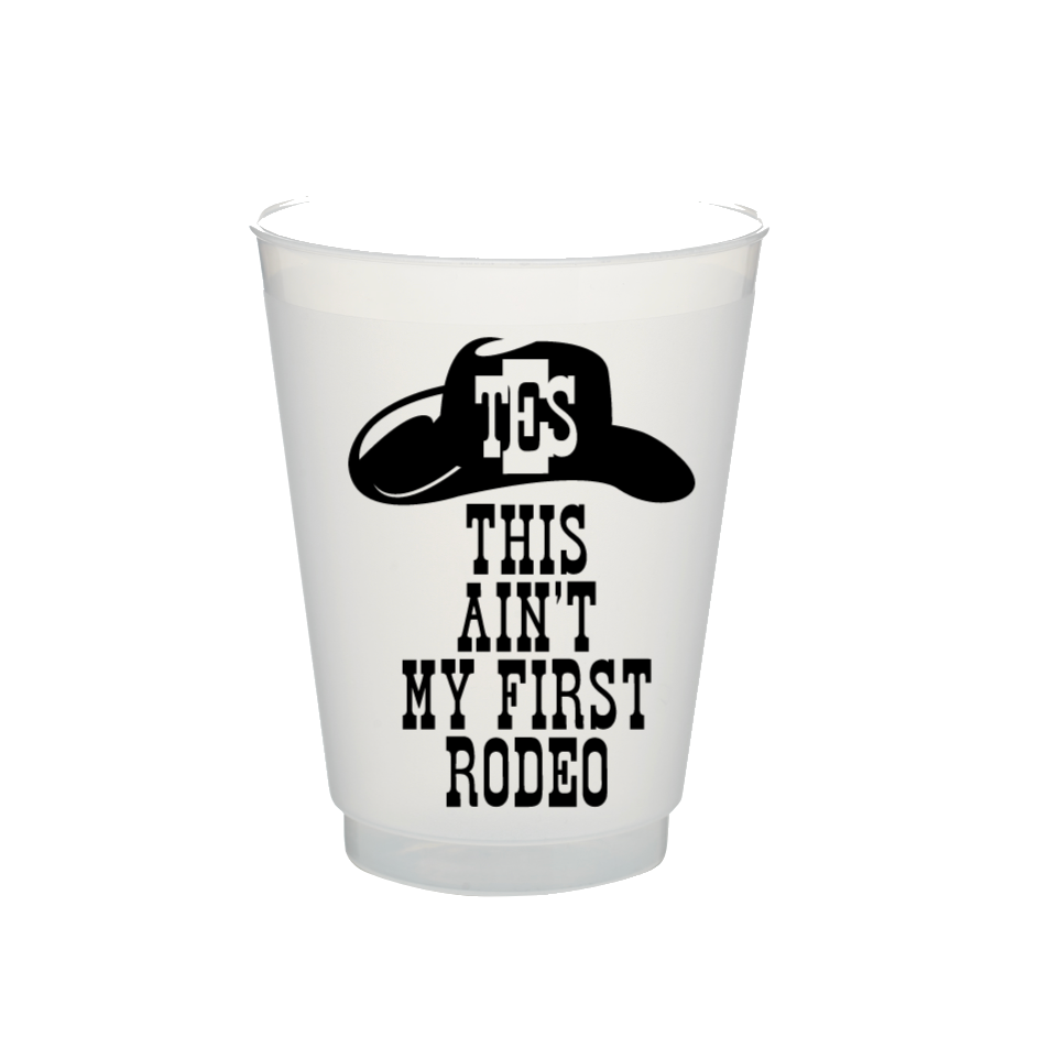 Personalized 'This AIN'T My First Rodeo' 16oz Stadium Cups