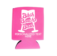 Load image into Gallery viewer, Personalizable &quot;Bach Beach Bash&quot; Neoprene Koozies
