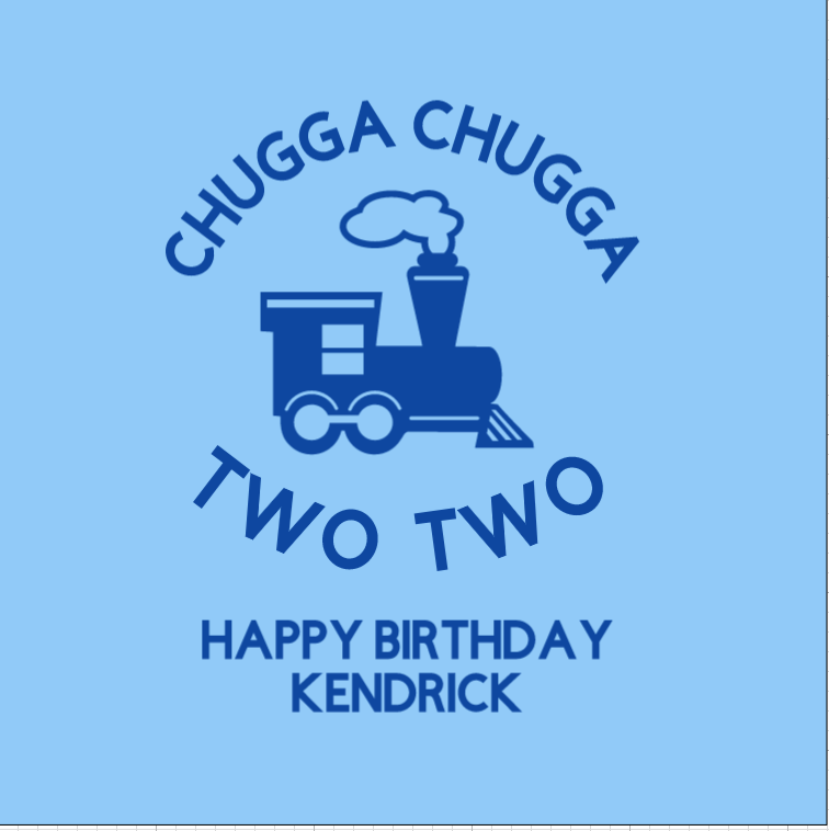 Personalized 'Chugga Chugga TWO TWO' Cups 16oz Plastic Stadium Cups