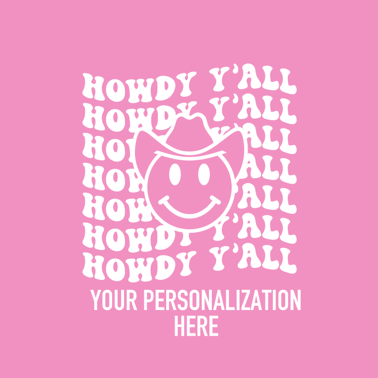 Personalized 'Howdy Y'all' Cups 16oz Plastic Stadium Cups
