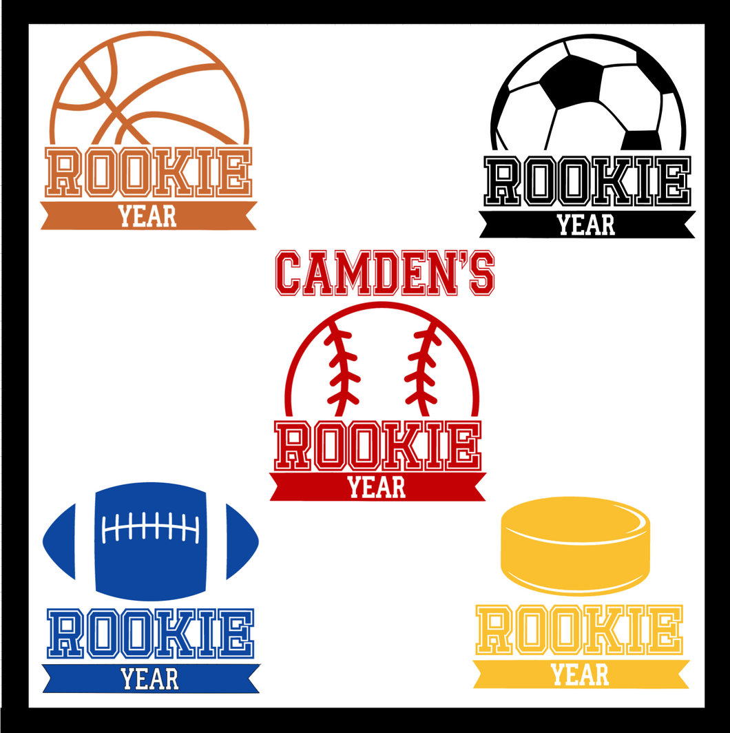 Personalized Rookie Year Sports Cups 16oz Plastic Stadium Cups