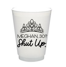 Load image into Gallery viewer, Personalizable Princess Diaries Inspired 16oz Plastic Stadium Cups
