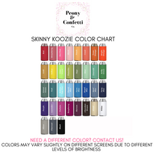 Load image into Gallery viewer, Personalized How the West Was One Skinny Neoprene Koozies
