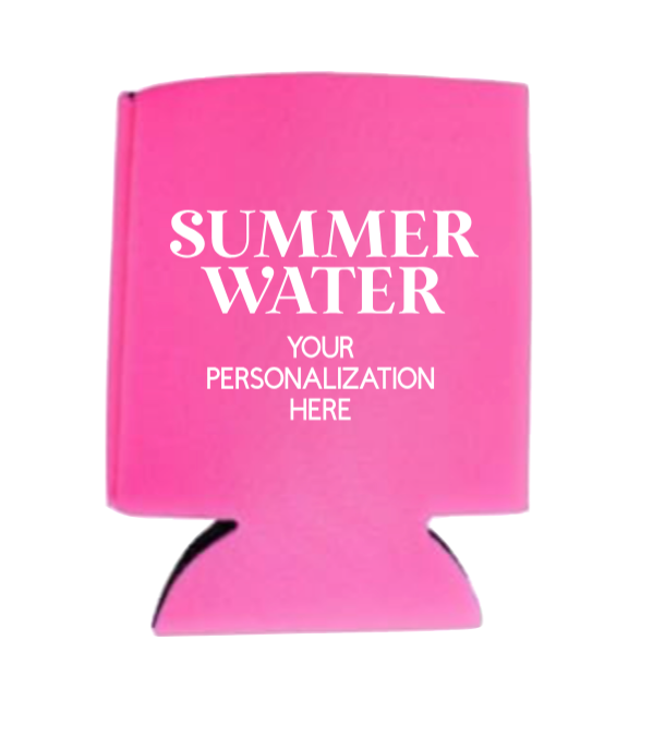 Personalizable Summer Water Neoprene Koozies
