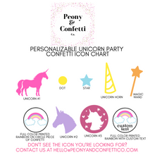 Load image into Gallery viewer, Unicorn Confetti (100 Pieces)
