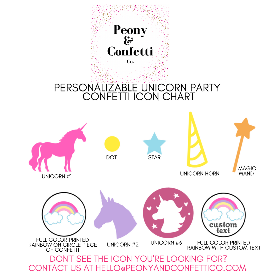 Unicorn Confetti (100 Pieces)