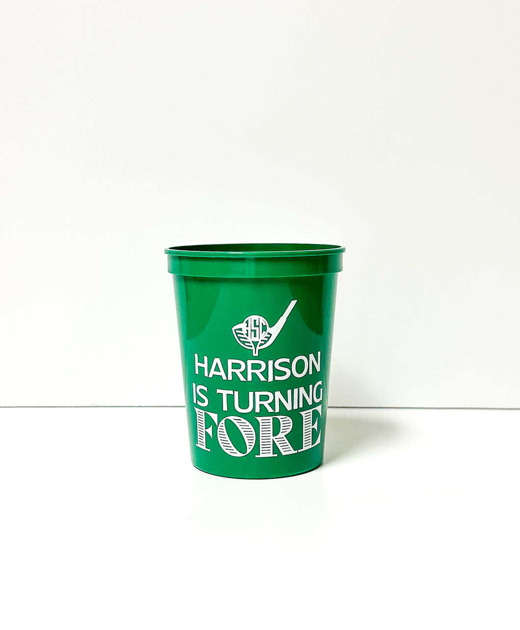 Personalized Golf Theme Cups 16oz Plastic Stadium Cups