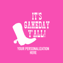 Load image into Gallery viewer, Personalizable &#39;It&#39;s Gameday Y&#39;all&#39; 16oz Plastic Stadium Cups
