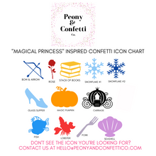 Load image into Gallery viewer, Personalizable &quot;Disney Princess Inspired&quot; Confetti (100 pieces)
