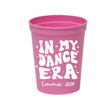 Load image into Gallery viewer, Personalized In My Dance Era 16oz Plastic Stadium Cups
