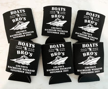 Load image into Gallery viewer, Personalized Cruise Bachelor / Bachelorette Neoprene Koozies
