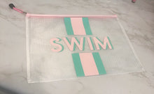 Load image into Gallery viewer, Monogram Cabana Stripe Waterproof Pouch
