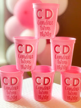 Load image into Gallery viewer, Custom 16oz Plastic Stadium Cups
