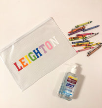 Load image into Gallery viewer, Personalized Waterproof Zipper Pouch
