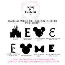 Load image into Gallery viewer, Personalizable &quot;Disney World Inspired&quot; Celebration Inspired Confetti (100 pieces)
