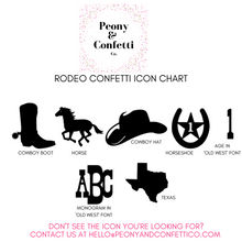 Load image into Gallery viewer, Rodeo Theme Confetti (100 pieces)
