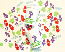 Load image into Gallery viewer, Personalized &#39;Buzz Lightyear Inspired&#39; 16oz Plastic Stadium Cups
