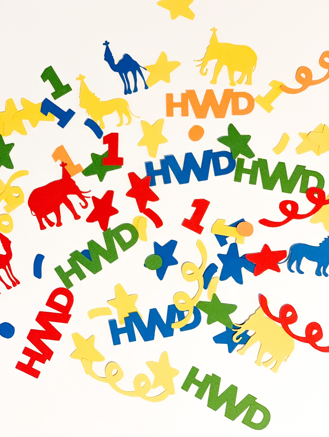 Personalizable Party Animals Confetti (100 pieces)