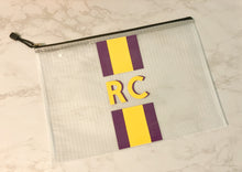 Load image into Gallery viewer, Monogram Cabana Stripe Waterproof Pouch
